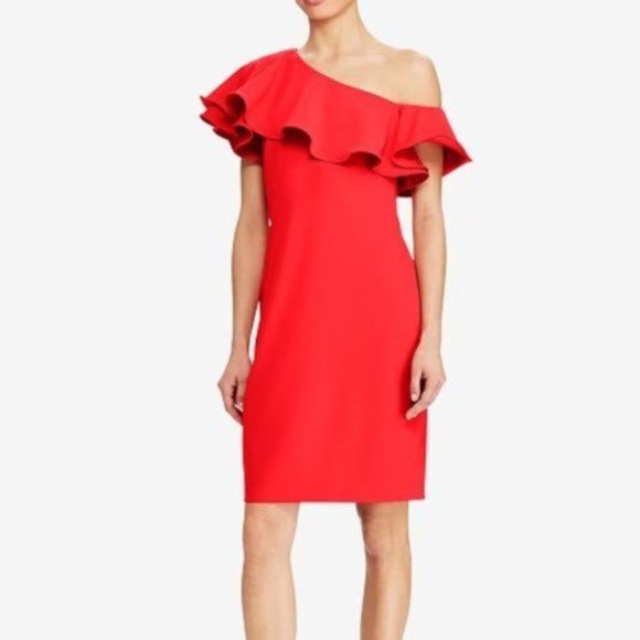 Ralph Lauren Dresses & Skirts - NWT Ralph Lauren One Shoulder Ruffle Cocktail